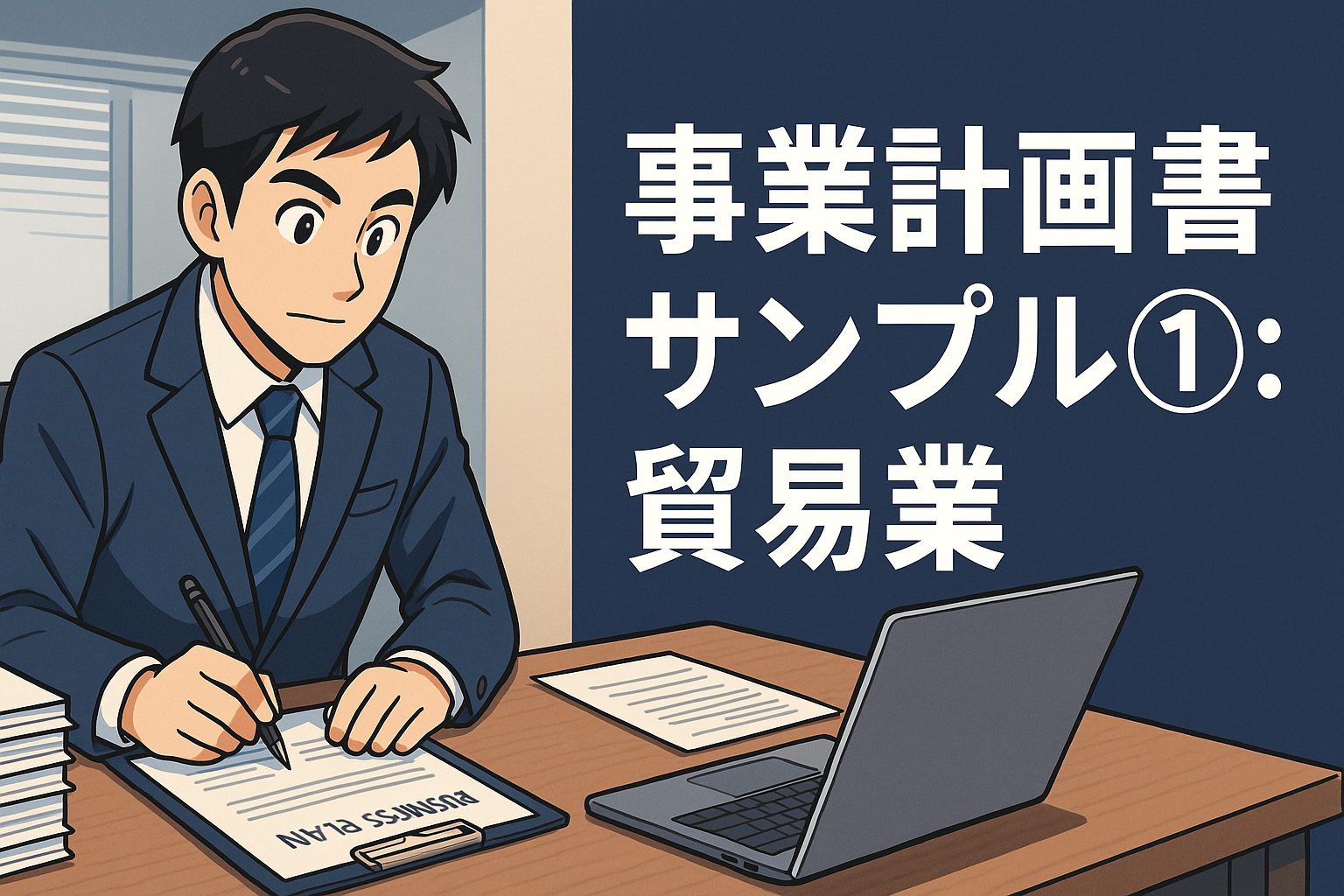 事業計画書サンプル：貿易業