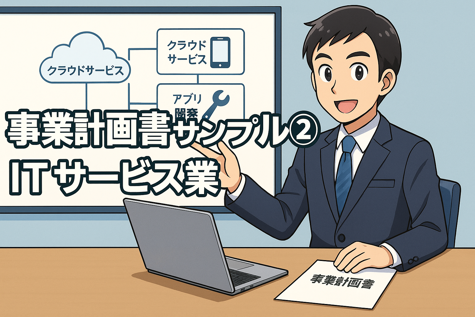 事業計画書サンプル②：ITサービス業